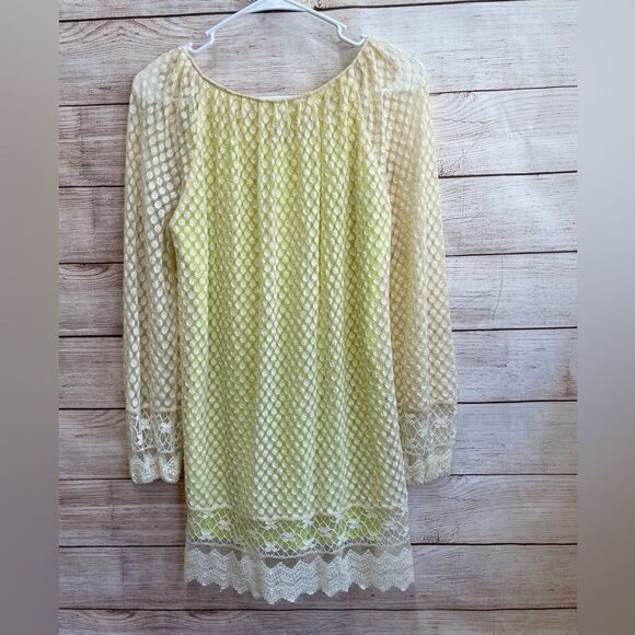 UMGEE LACE OVERLAY MINIDRESS IN CREAM - Picture 7 of 7